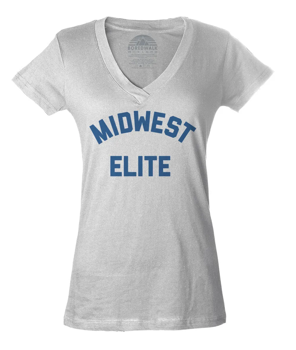 Women's Midwest Elite Vneck T-Shirt