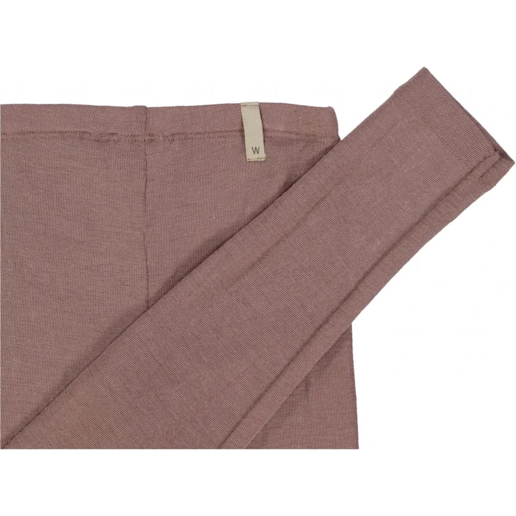 Wool Leggings - dusty lilac