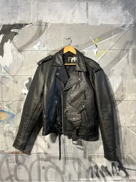 Y2K FMC Black Leathers Jacket